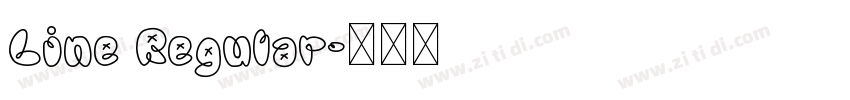 Line Regular字体转换